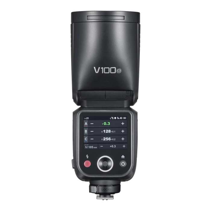 Вспышка накамерная Godox V100O TTL с круглой головкой для Olympus/Panasonic