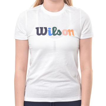 Женская теннисная футболка Wilson Heritage T-Shirt - белый
