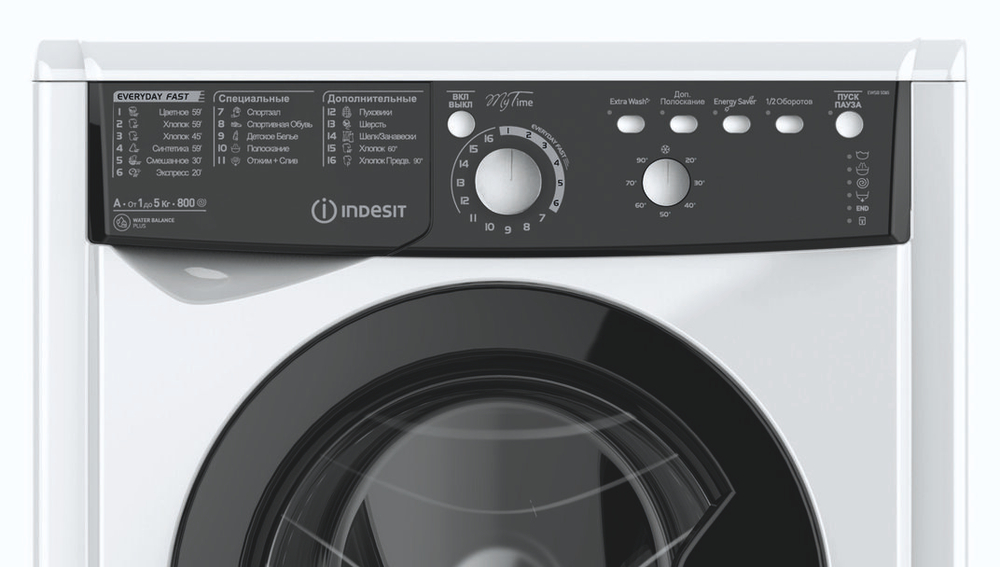 Стиральная машина Indesit EWSB 5085 BK CIS