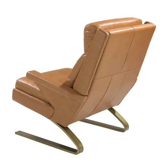 Кресло Angel Cerda 5157 из кожи цвета Camel