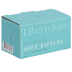 Набор подставок для яиц 2шт Liberty Jones Soft Ripples белый