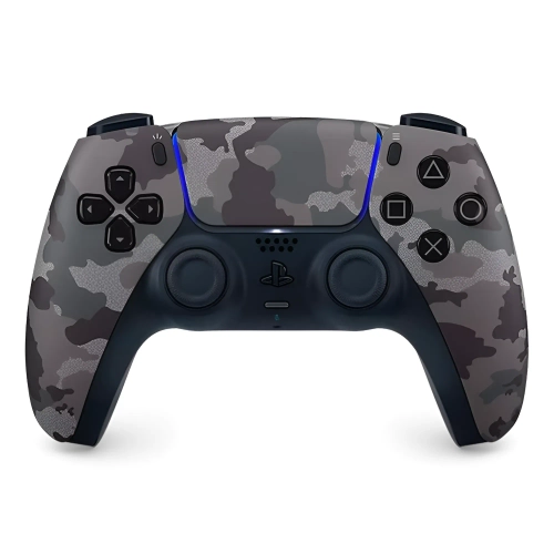 Беспроводной геймпад Sony DualSense для игровой консоли PlayStation 5, Gray Camouflage (Серый камуфляж)