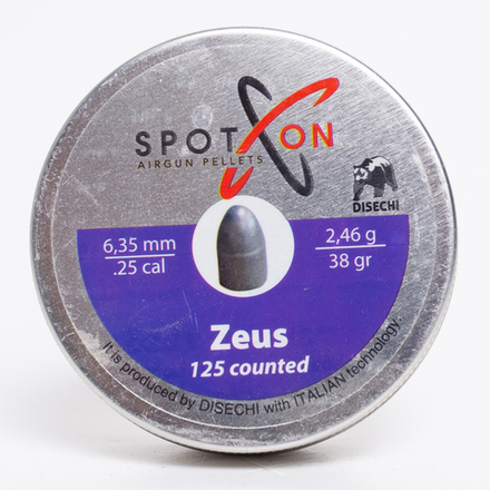 Пули Spoton Zeus 6,35 мм 2,46 гр. (125 шт)