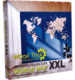 Wood Trick Деревянная Карта Мира XXL (200x120 см), крепление на стену