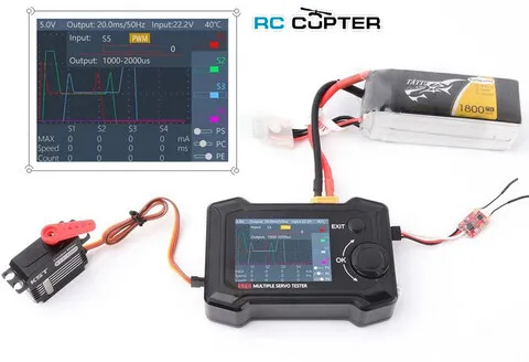 Сервотестер ToolkitRC ST8 (PWM, PPM, SBUS)