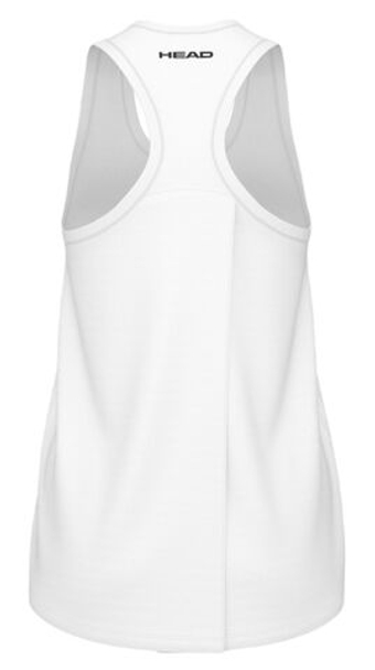 Футболка для мальчика теннисная Майка Head Girls Vision Agility Tank Top - конфетный зеленый/выступающий принт