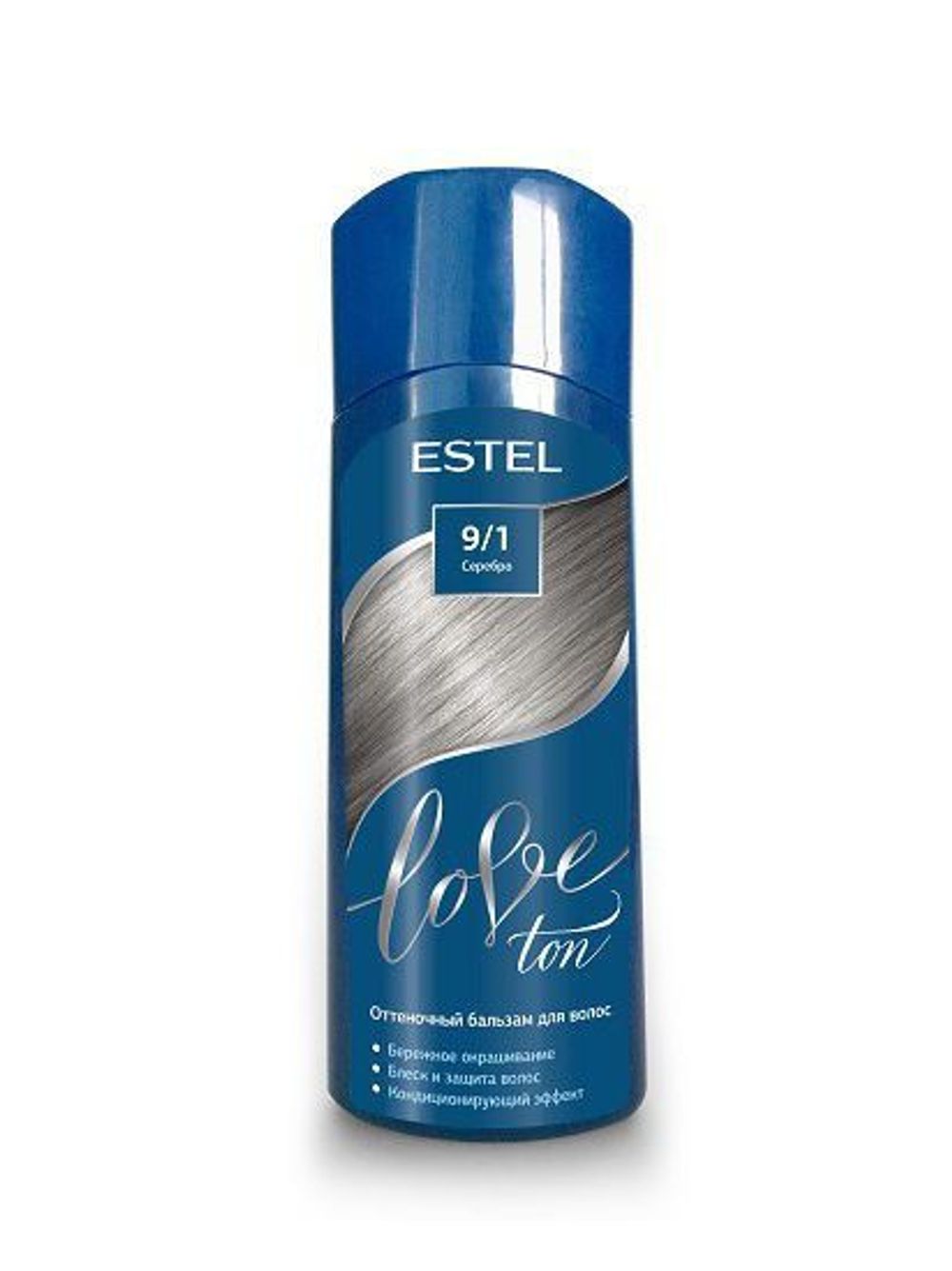 ff.Estel LOVE TON 9/1 Оттеночный бальзам для волос Серебро арт LT9/1  145мл 20шт/уп