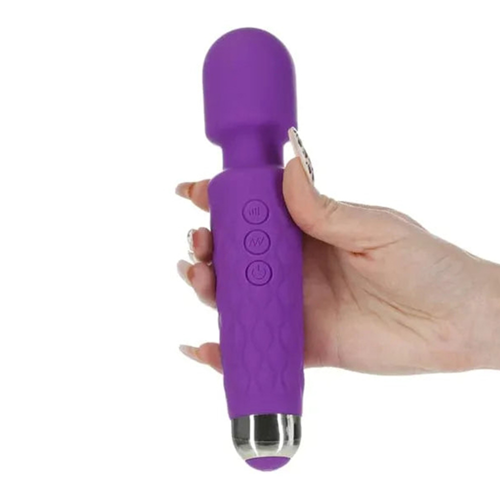 Фиолетовый вибратор-вонд 20,3см Secwell Introducing Enjoy Your Life Massager Wand SW2010