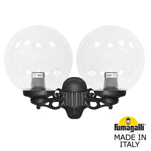 Уличный настенный светильник Fumagalli GLOBE 300 G30.141.000.AXF1R