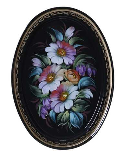 Zhostovo metal tray A2D051026241