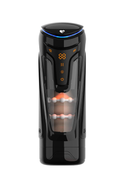 Мастурбатор Amovibe Warrior с пенетрацией и массажем бусинами