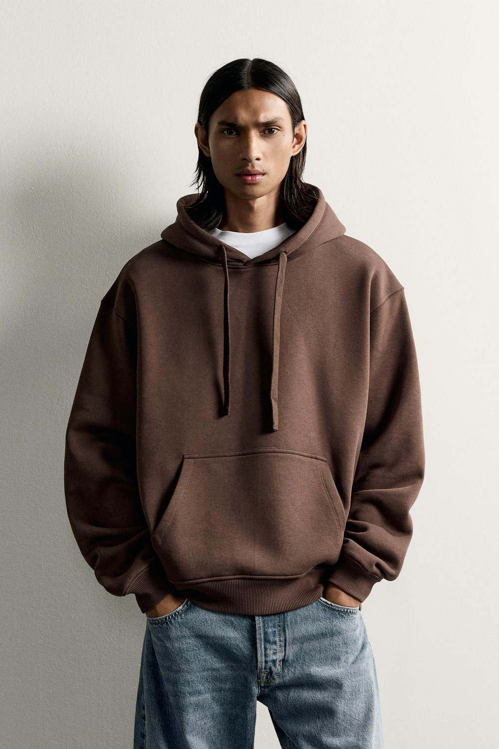 БАЗОВОЕ ХУДИ СВОБОДНОГО КРОЯ — ZARA