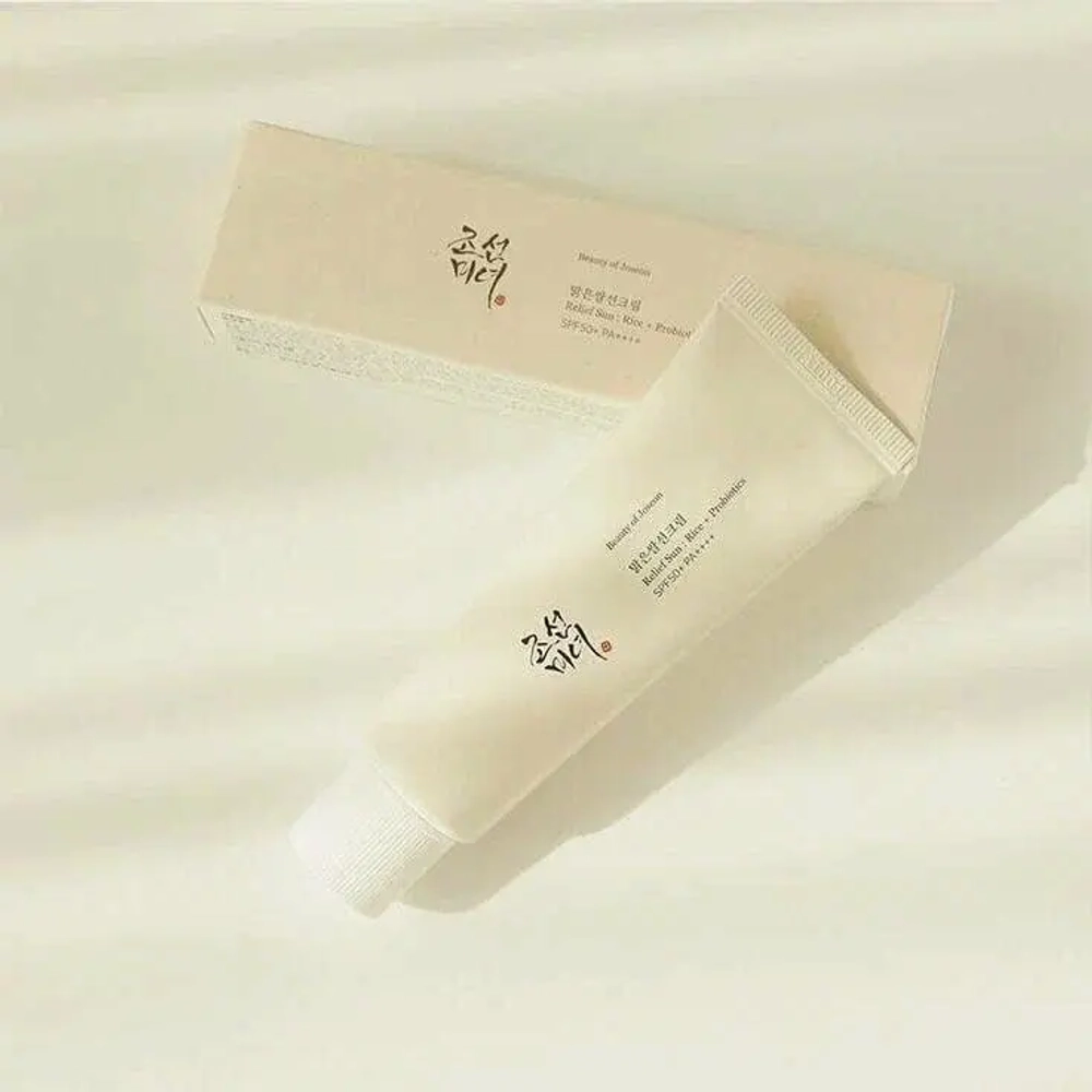 Beauty of Joseon Relief Sun Rice + Probiotics SPF 50+ Pa++++ Солнцезащитный крем с пробиотиками, 50 мл