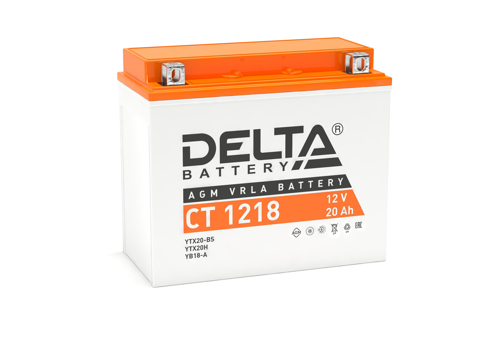 CT 1218 Delta Аккумулятор герметичный свинцово-кислотный стартерный