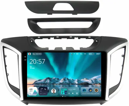 Магнитола для Hyundai Creta 1 2016-2021 - Teyes CC4 монитор 9.2" 2K QLED на Android 14, Быстрейшая, Snapdragon 680, DSP, CarPlay, 4G SIM-слот