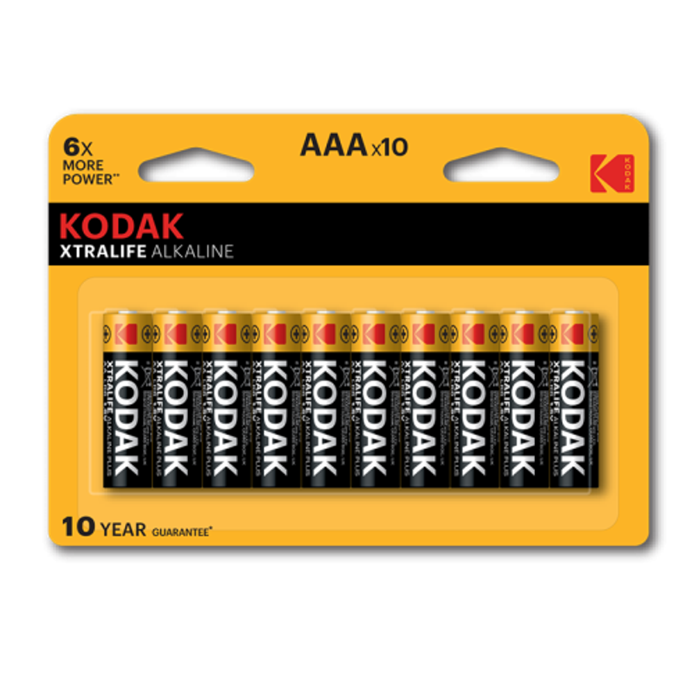 Батарейки Kodak LR03-8+2BL XTRALIFE Alkaline [K3A-8+2] | Kodak