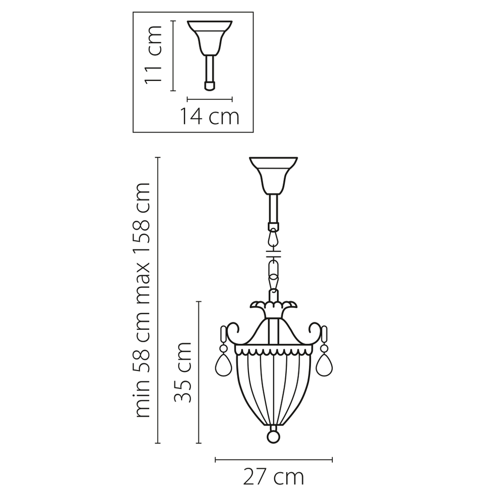Подвесная люстра Schon Lightstar Premium 790032