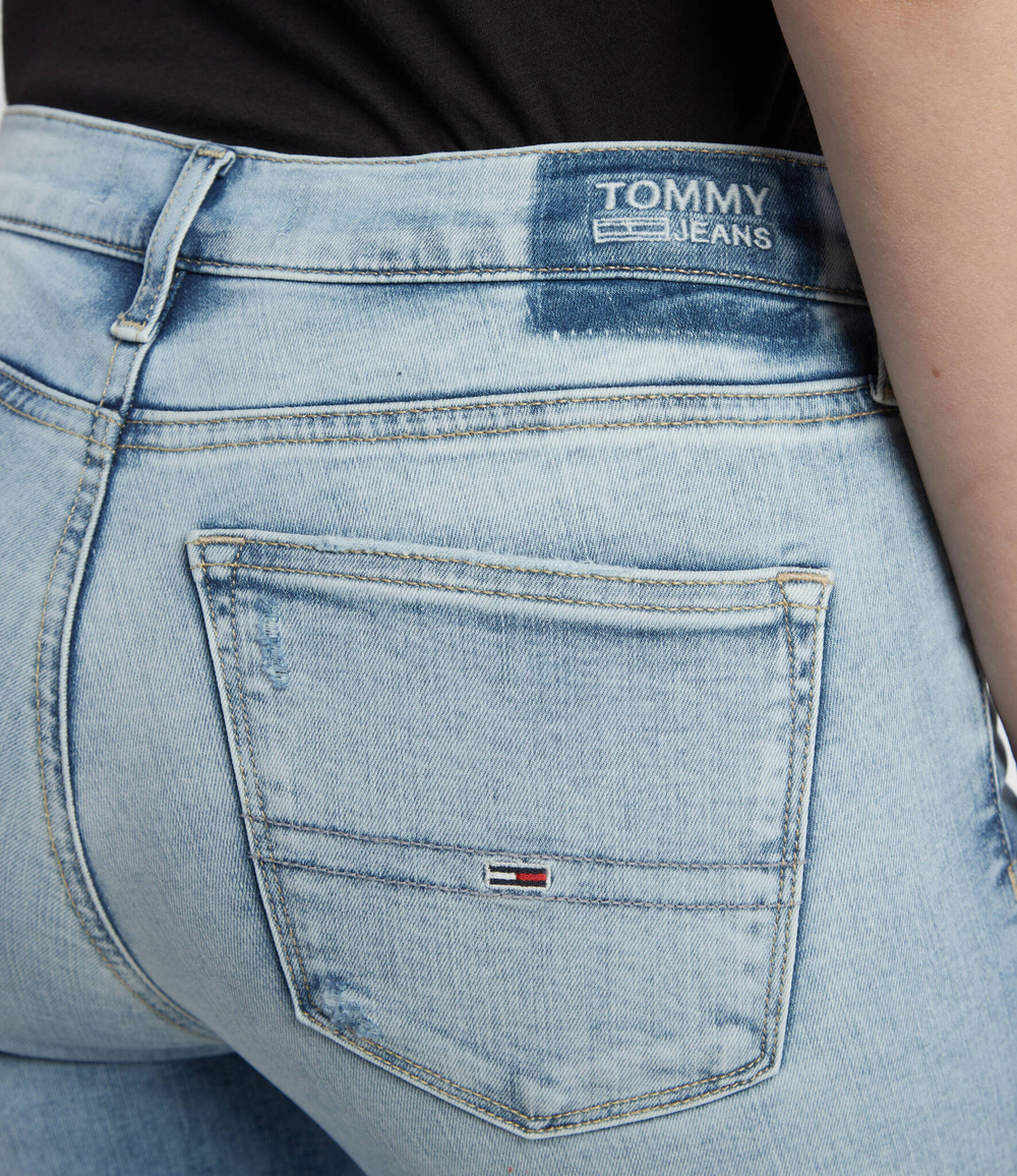 джинсы nora Tommy Jeans - голубой(DW0DW12393)