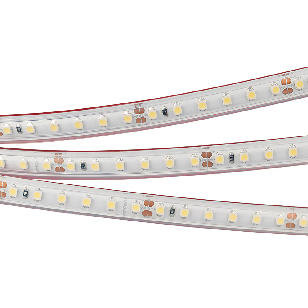Светодиодная лента RTW 2-5000PS-50m 24V White6000 2x (3528, 120 LED/m, LUX) (Arlight, 9.6 Вт/м, IP67) 024574