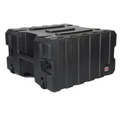 GATOR G-PROR-6U-19 - рэковый кейс, 6U, ручка, колеса, стальные рельсы, пластик