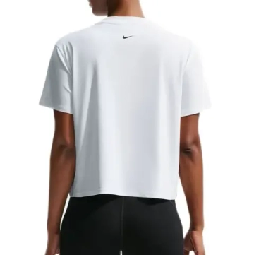 Женская теннисная футболка Nike Pro Loose - white/black