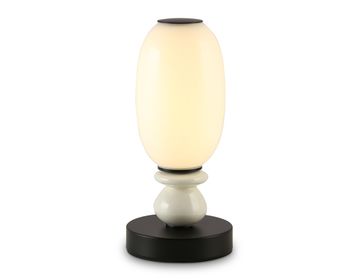 Настольная светодиодная лампа LED 6W 3000K LH53154 BK/WH чёрный/белый High Light Ceramo Modern Ambrella