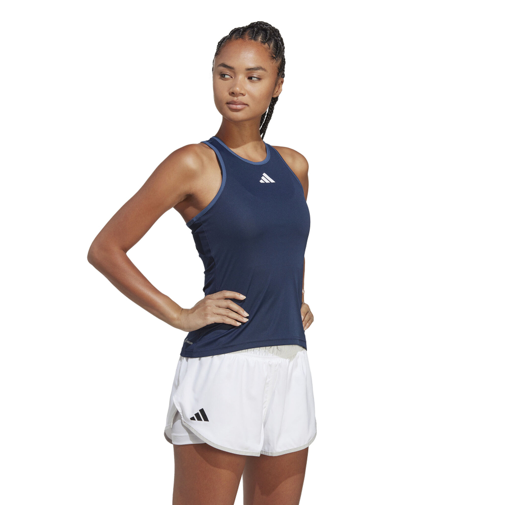 Женская теннисная майка adidas Club Tank Top Women - Dark Blue