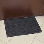 Коврик 40*60см влаговпитывающий ребристый FLOOR MAT "Стандарт", черный