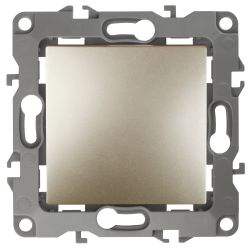 12-1101-04 ЭРА Выключатель, 10АХ-250В, IP20, Эра12, шампань | Эра 12