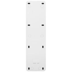Розетка Intro Quadro 2-210-01 с заземлением пятиместная 5х2P+E 16А-250В IP20 ОУ белый | Intro Quadro