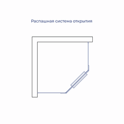 Душевой уголок RGW PA-82B (Матовое-Сатинат, 1000x1000)