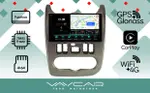 Магнитола для Renault Logan 2010-2014 - Vaycar VA63-0752-2K на Android 13, Быстрая, 2K QLED, CarPlay, 4G SIM-слот