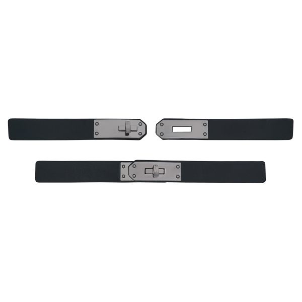 Застежка для кардигана 20.5х2 см, 6 шт, Black/P черный никель, FA215