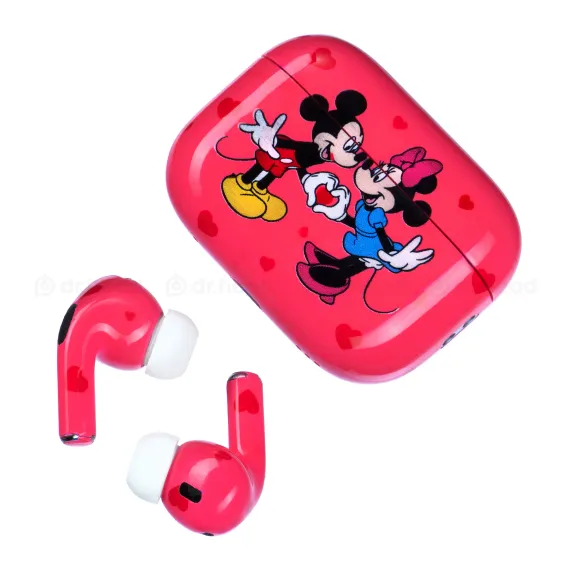 Apple AirPods Pro 2 USB-C Mickey &amp; Minnie Pink