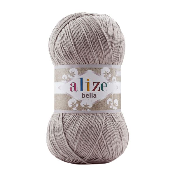 Пряжа Alize (Ализе) Bella 100 / уп.5 мот. по 100 г, 360м, 629 норка A