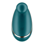 Зеленый мини-вибратор 9,5см Satisfyer Spot On 1