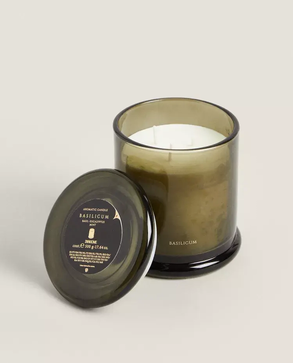 ZARA HOME АРОМАТИЧЕСКАЯ СВЕЧА BASILICUM (500 Г)