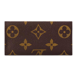 LOUIS VUITTON 4 Key Holder Monogram Coated Canvas Key Pouch Women"s Brown