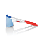Спортивные очки с диоптриями 100% Speedcraft SL / Total Energies Team Matte White/ / Metallic HiPER Blue ML Mirror Lens