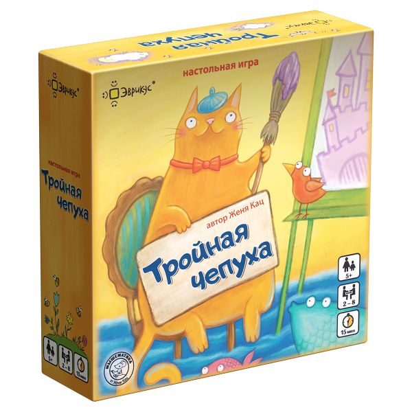 Игра настольная Тройная чепуха, Эврикус BG-11006