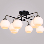 IL0252-8CSQ-79 BK AB светильник потолочный ILLUMICO, E27х8