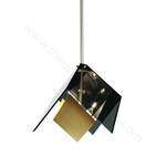 Pendant design lamp  MAXEDRON by Roll & Hill (Smoky+Gold)