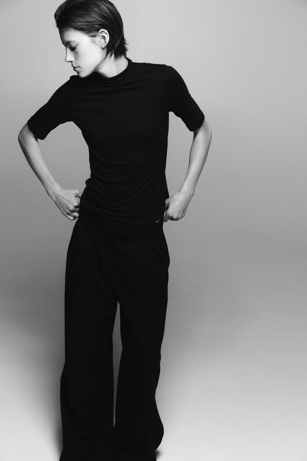 Утепляющий топ Slim Fit с воротником-полуводолазкой - H&M