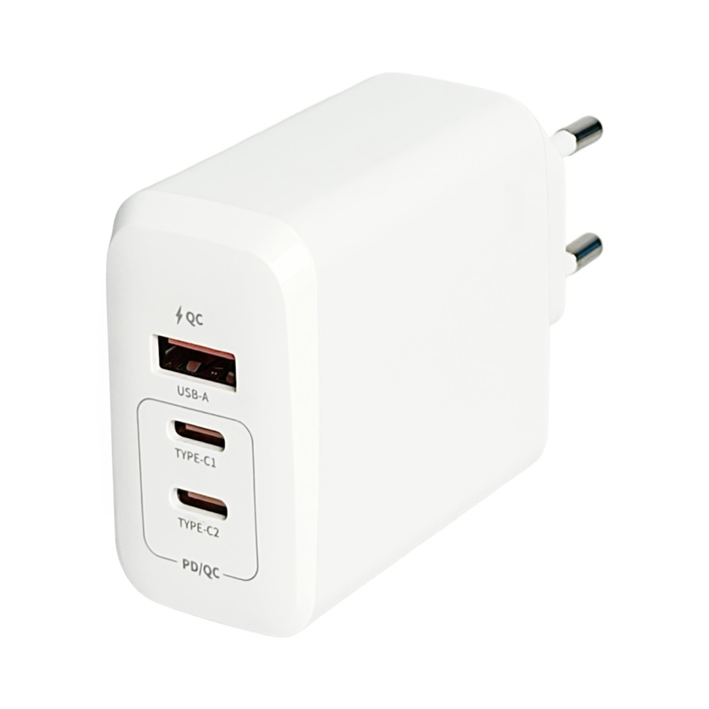 Сетевое зар. устр. Keephone CH-23121 GaN 1USB/2C 65W белое