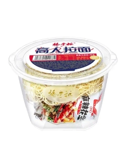Лапша быстрого приготовления с кунжутом и арахисом