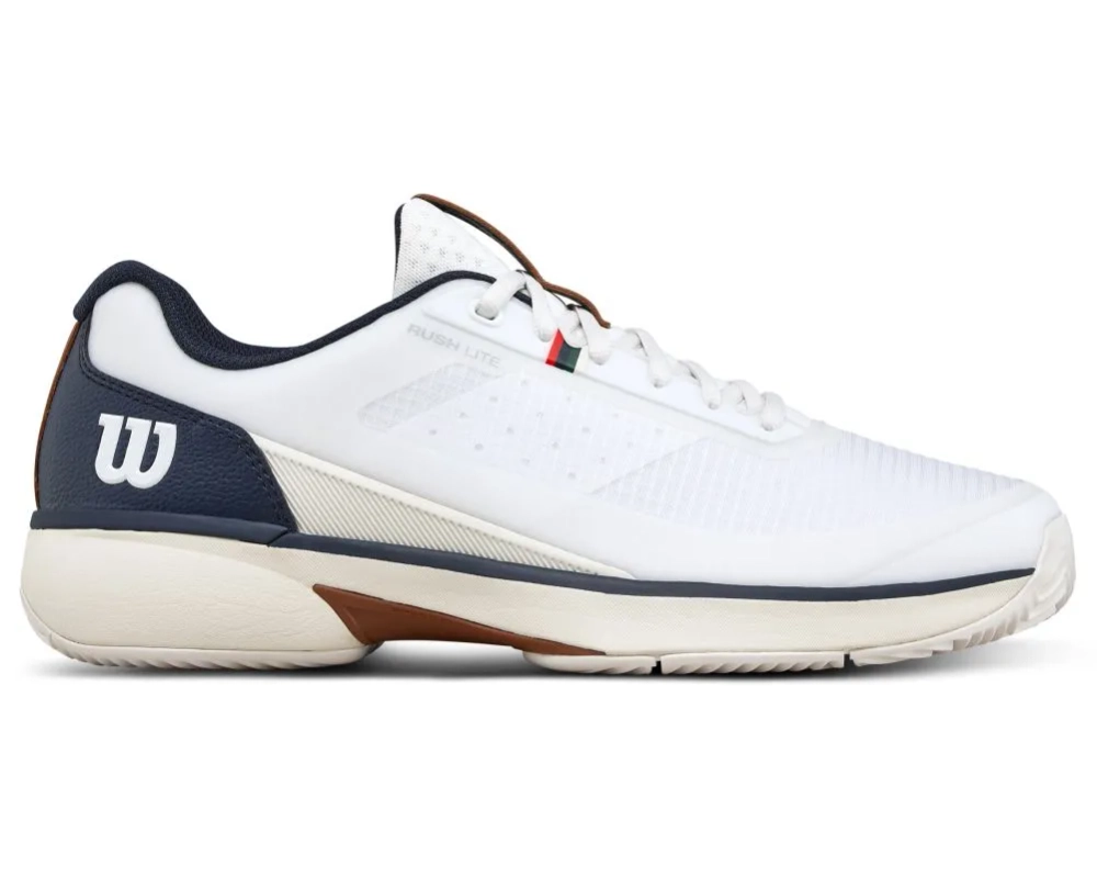 Теннисные кроссовки Wilson Rush Lite 5 Clay - white/navy blazer/tofu