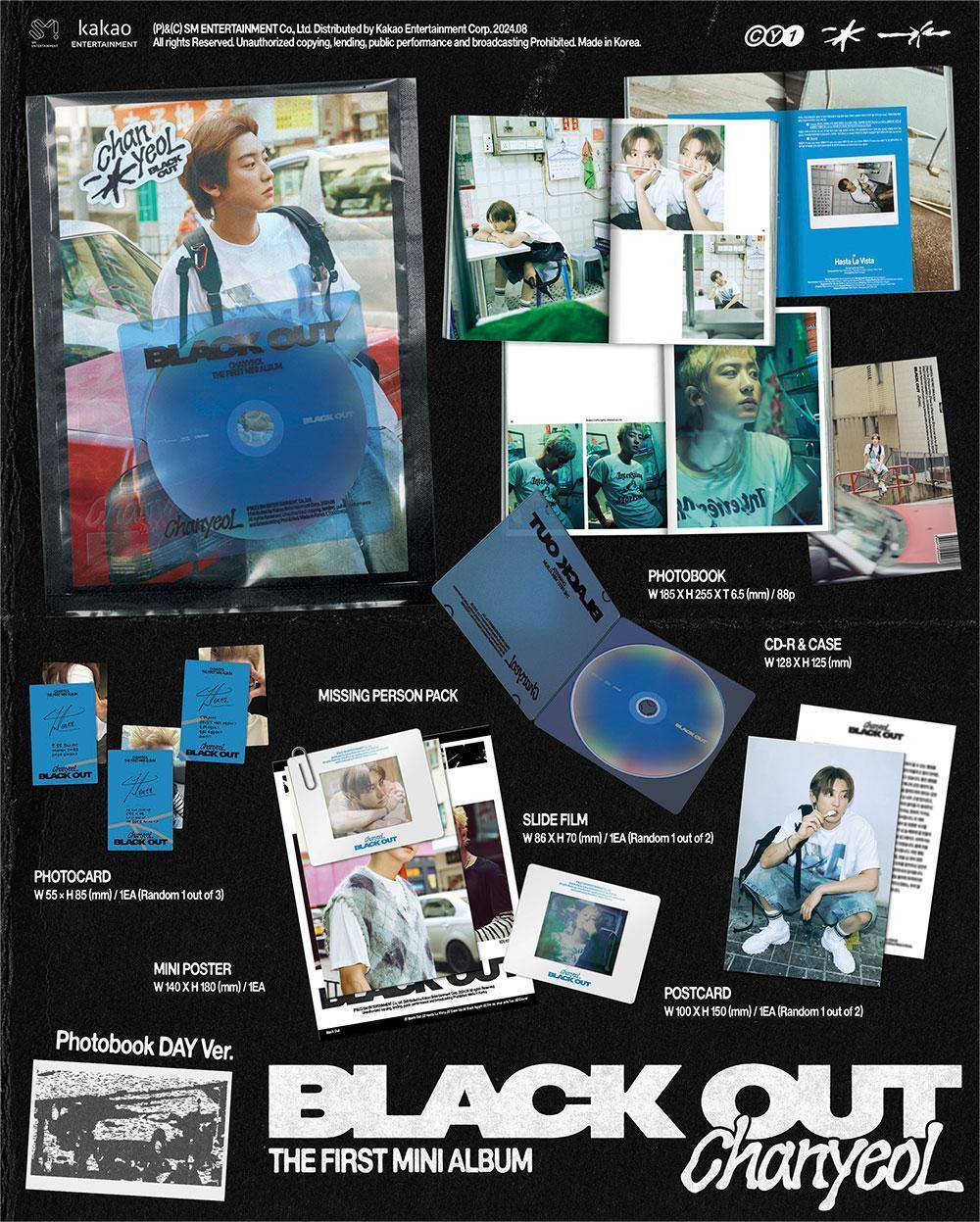 [Альбом] CHANYEOL - Black Out (Photo Book Ver.)