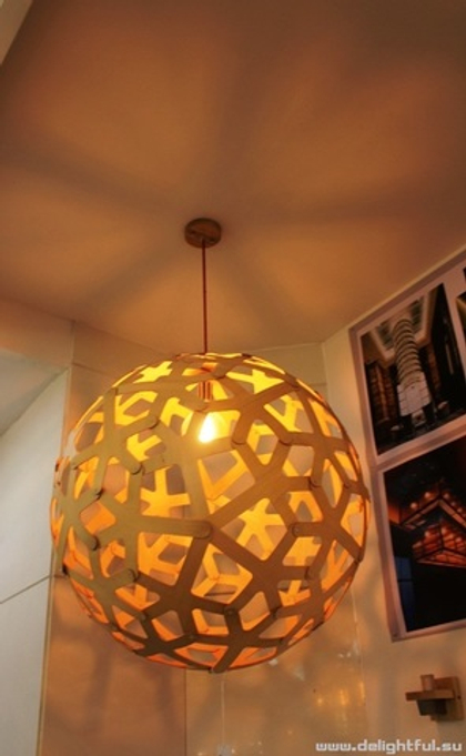 Coral Pendant - Naturak By David Trubridge, from David Trubridge