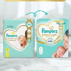Подгузники Pampers Premium Care для новорожденных 1 (2-5 кг) 66 шт.