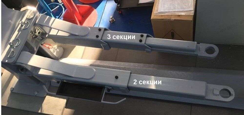 Двухстоечный подъемник RLP2-450S (серый)